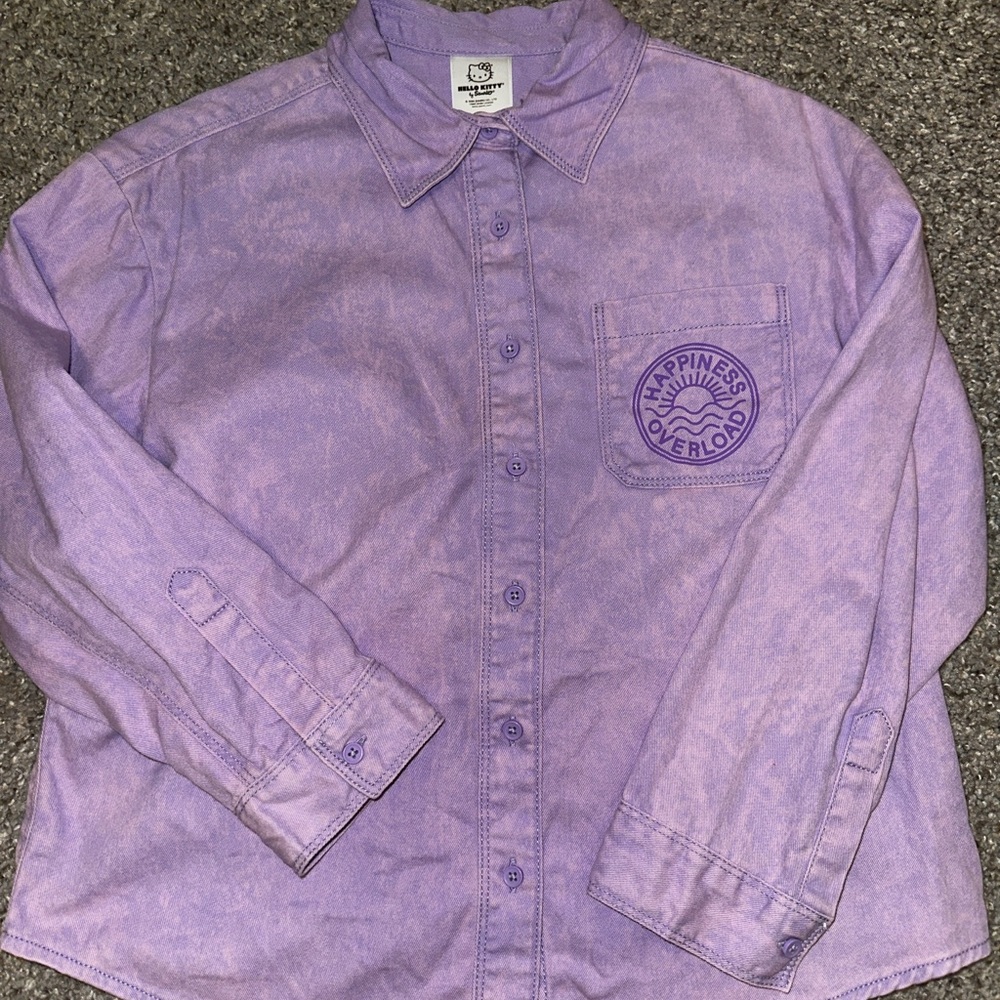 Hello Kitty Girls button down top